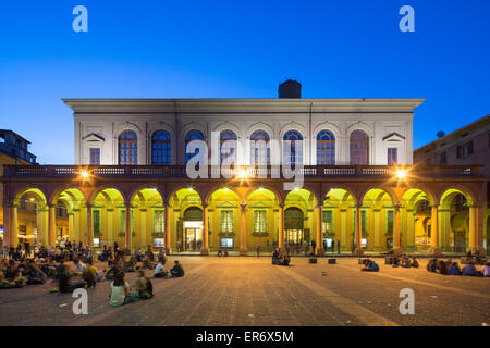 Fondazione Teatro Comunale di Bologna, Gemeinschaftstheater in Bologna-Italien. Eines der wichtigsten Opernhäuser in Italien. Stockfoto