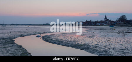 Ein Blick über den Bosham Harbour. Stockfoto