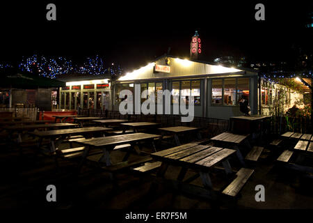 Studio 6 Bar & Restaurant, Gabriels Wharf, South Bank, London. Stockfoto