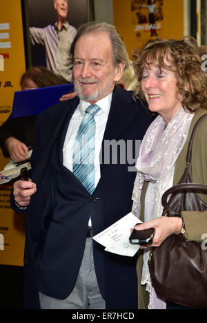 London, UK, 28. Mai 2015: Ronald Pickup kommt nachts Presse nur Jim Dale im Varieté-Theater, Strand, London. Foto: Credit: siehe Li/Alamy Live News Stockfoto