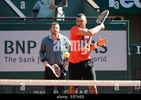 Thierry ASCIONE Trainer de Jo Wilfried TSONGA - 21.05.2015 - Roland Garros 2015.Photo: Nolwenn Le Gouic/Icon Sport Stockfoto