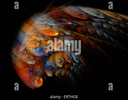 Multi-farbigen Wellen. Stockfoto