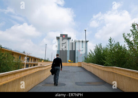 Italien, Mailand, Schweiz-Pavillon EXPO 2015 Stockfoto