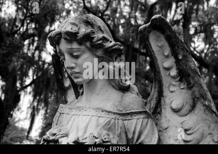 Guardian Angel Bonaventure Cemetery in Savannah, Georgia Stockfoto