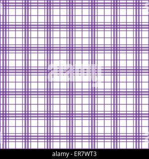 Vektor-Illustration von lila karierten Hintergrund Konzept Stock Vektor