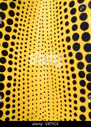 Yayoi Kusama Kürbis außerhalb von Fukuoka City Art Museum, Stadt Fukuoka, Kyushu, Japan Stockfoto