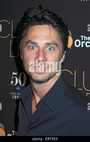 Zach Braff besucht das "Clubleben" premiere am Regal Kinos Union Square am 26. Mai 2015 in New York City/Picture alliance Stockfoto