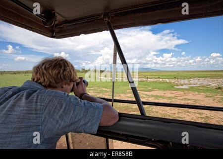 Safari im Lake Manyara Nationalpark, Tansania Stockfoto