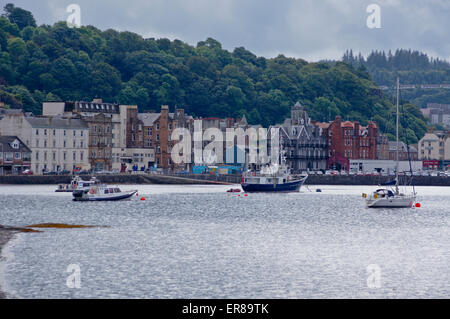 Oban Hafen und Uferpromenade, Oban, Argyll and Bute, Scotland Stockfoto