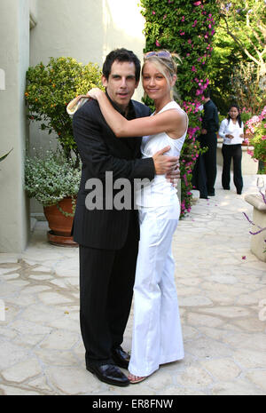 Ben Stiller und Christine Taylor Stockfoto