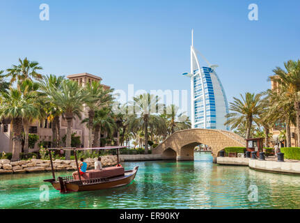 Dubai Burj al Arab Hotel Jumeirah arabische Resort von Dubai, Vereinigte Arabische Emirate, Vereinigte Arabische Emirate Stockfoto