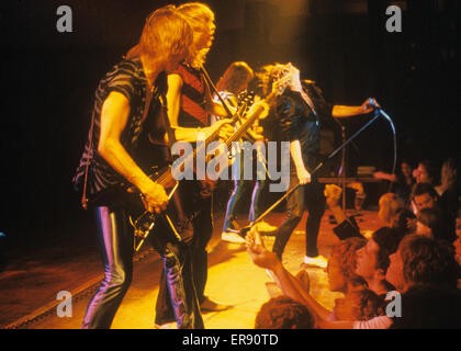 SKORPIONE-deutsche Rock-Gruppe im Jahr 1980. Foto van Houten Stockfoto