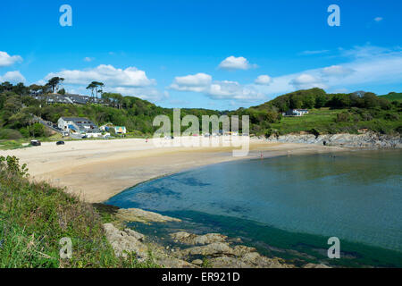 Maenporth Strand in der Nähe von Falmouth in Cornwall, England, UK Stockfoto