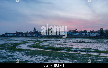 Ein Blick auf Bosham in West Sussex. Stockfoto