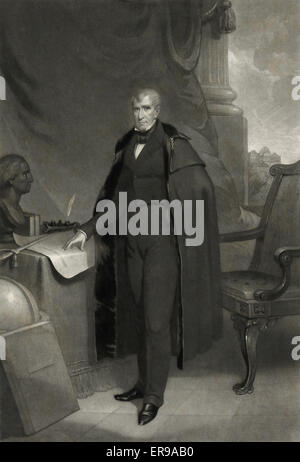 William Henry Harrison, Amerikanischer Präsident Stockfoto