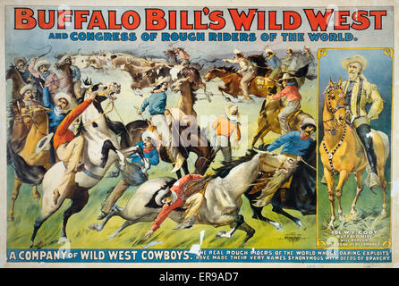 Buffalo Bills wilder Westen und Kongress der Rough Riders of the Stockfoto