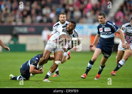 Paris, Frankreich. 29. Mai 2015. Top 14 Rugby-Playoff. Stade Francais vs. Racing Metro. Waisea (Sfp) Credit: Action Plus Sport/Alamy Live News Stockfoto