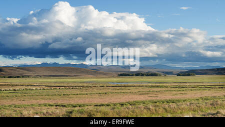 Von der Ruta 40 durch argentinischen Patagonien. Stockfoto