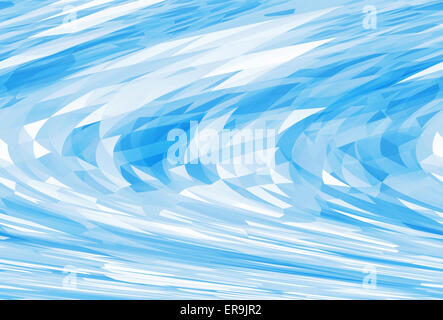 Abstrakte chaotischen hell blau digitale Dreieck low-Poly Hintergrundtextur mit scher Wirkung