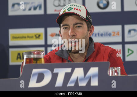 Lausitzring, Deutschland. 29. Mai 2015. DTM, Deutsche Tourenwagen aufgelegt Mike Rockenfeller (Audi RS5 DTM Audi Sport Team Phoenix) 99 Credit: Burghard Schreyer/Alamy Live-Nachrichten Stockfoto