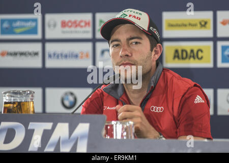 Lausitzring, Deutschland. 29. Mai 2015. DTM, Deutsche Tourenwagen aufgelegt Mike Rockenfeller (Audi RS5 DTM Audi Sport Team Phoenix) 99 Credit: Burghard Schreyer/Alamy Live-Nachrichten Stockfoto