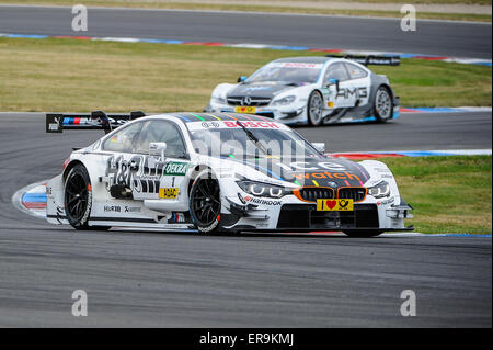 Lausitzring, Deutschland. 29. Mai 2015. DTM, Deutsche Tourenwagen aufgelegt Marco Wittmann (BMW M4 DTM BMW Team RMG) 1 Credit: Burghard Schreyer/Alamy Live-Nachrichten Stockfoto