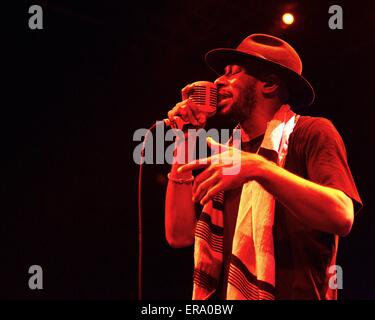 Yasiin Bey, besser bekannt als Mos Def, führt bei Vicar Street Featuring: Yasiin Bey aka Mos Def wo: Dublin, Irland: 24. November 2014 Credit: WENN.com Stockfoto