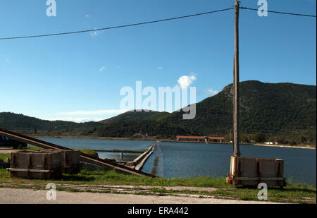 KROATIEN; STON; DIE SALINEN UND WAGEN Stockfoto