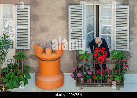 Italien Piemont Canavese Francigena Weise Ivrea Stockfoto