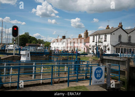 Heybridge Basin Maldon Eseex Großbritannien Stockfoto