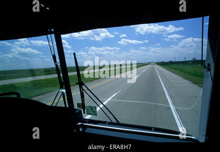 Greyhound Bus, Kansas, USA Stockfoto