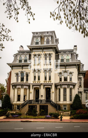 Viktorianischen Stadthaus, 1-2 Logan Circle, 13th Street NW, Washington, DC Stockfoto