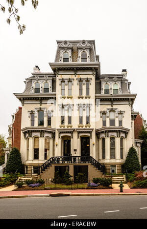 Viktorianischen Stadthaus, 1-2 Logan Circle, 13th Street NW, Washington, DC Stockfoto