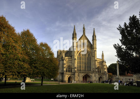 Winchester Kathedrale, Hampshire, England, UK, Europa Stockfoto