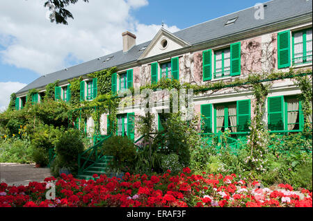 Claude Monet Haus Giverny Departement Eure Frankreich Europa Stockfoto