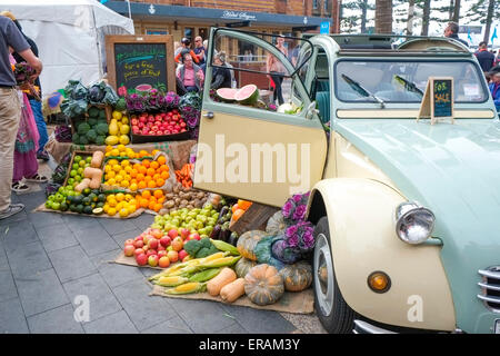 Manly Nachhaltigkeit, Essen und Wein Festival im 29. Jahr am Manly Beach und Corso, Sydney, Australien Stockfoto