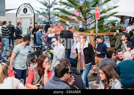 Manly Nachhaltigkeit, Essen und Wein Festival im 29. Jahr am Manly Beach und Corso, Sydney, Australien Stockfoto