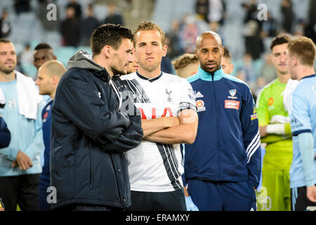 Sydney, Australien. 30. Mai 2015.  Internationales Freundschaftsspiel zwischen Sydney FC und Tottenham Spurs im ANZ Stadium in Sydney Credit: MediaServicesAP/Alamy Live News Stockfoto