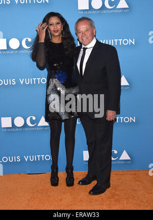 Los Angeles, Kalifornien, USA. 30. Mai 2015. Wolfgang Puck & Gelila Assefa kommt für die MOCA jährliche Gala 2015 stattfindenden The Geffen Contemporary at MOCA. Bildnachweis: Lisa O'Connor/ZUMA Draht/Alamy Live-Nachrichten Stockfoto