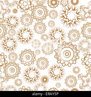 Seamless floral Pattern Stock Vektor