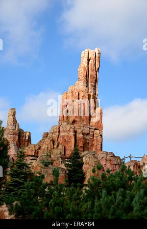 Tunder Bigmountain im Disneyland Paris Stockfoto