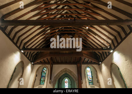 Innenraum der St.-Peter Kirche in Preston, Brighton, England. Stockfoto