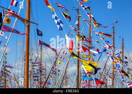 Alten Gaffers Festival, Yarmouth, Isle Of Wight, Hampshire, England, Vereinigtes Königreich Stockfoto