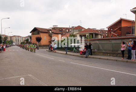 Settimo Torinese, Italien. 31. Mai 2015. Fahrer in die letzte Etappe des Giro di Italia heißt Giro d ' Italia Etappe Fahrrad Rennen Credit: Microstockeurope/Alamy Live-Nachrichten Stockfoto