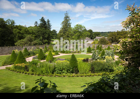 Wales, Carmarthenshire, Llangathen, Aberglasney Gärten, die obere ummauerten Garten Stockfoto