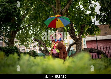 London, UK. 31. Mai 2015. Jährliche Joseph Grimaldi Clown Gedenktag Credit: Guy Corbishley/Alamy Live-Nachrichten Stockfoto