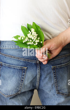 Überraschungsgeschenk Stockfoto