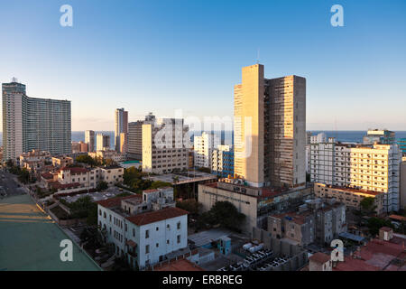 Panorama vom Hotel Tryp Habana Libre, Havanna, Kuba Stockfoto