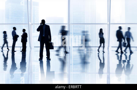 Business-Leute in der Stadt Stockfoto