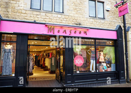 Monsun Kleidung Shop, Cricklade St, Cirencester, Gloucestershire UK Stockfoto